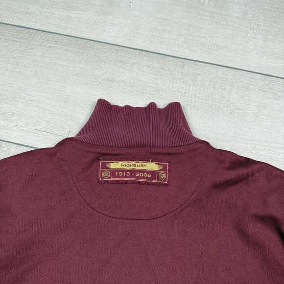 Vintage Nike Arsenal Highbury 1913 - 2006 Jacket Track Top Burgundy Legend Sz L - Picture 7 of 10
